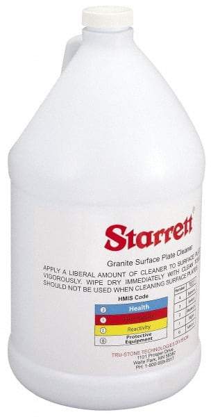 Starrett - 1 Gallon Inspection Surface Plate Cleaner - Bottle - Industrial Tool & Supply