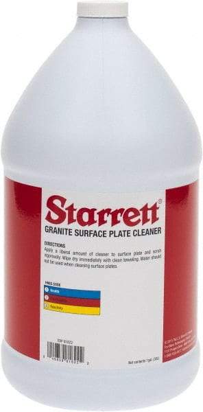 Starrett - 1 Gallon Inspection Surface Plate Cleaner - Bottle - Industrial Tool & Supply