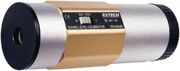 Extech - 1,000 Hz Frequency Weight, LCD Display Sound Calibrator - 94 Decibels - Industrial Tool & Supply