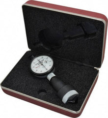 Starrett - 0 to 1", 90 to 127° Included Angle, Internal Chamfer Gage - White Hardened Tool Steel (Plunger), 3 Blade Plunger - Industrial Tool & Supply