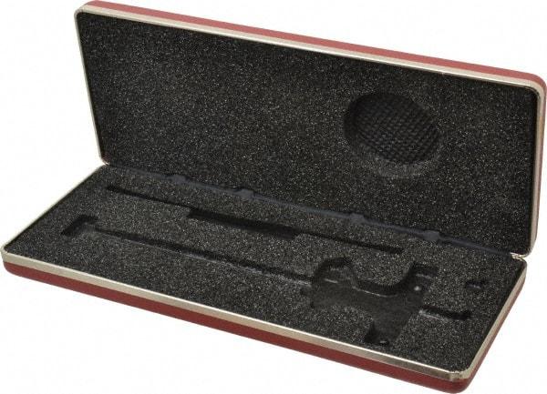 Starrett - 6 Inch Long, Steel Vinyl, Depth Gage Case - Use with Starrett Dial Depth Gage Model Number 450-6 - Industrial Tool & Supply