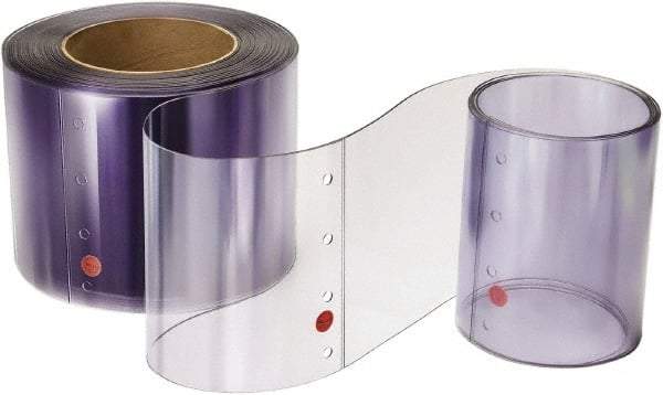 TMI, LLC - Clear Smooth Rip-A-Strip Roll Dock Curtain Strips - 16" Wide x 12' Long x 0.16" Thick, Vinyl - Industrial Tool & Supply