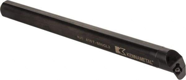 Kennametal - 33.02mm Min Bore Diam, 12" OAL, 1" Shank Diam, A-SDUC Indexable Boring Bar - DC.. Insert, Screw Holding Method - Industrial Tool & Supply