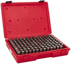 Value Collection - 125 Piece, 0.626-0.75 Inch Diameter Plug and Pin Gage Set - Minus 0.0002 Inch Tolerance, Class ZZ - Industrial Tool & Supply