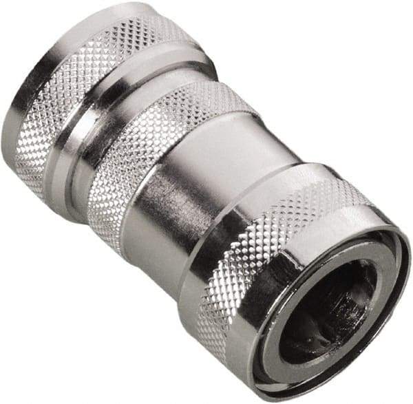 Vikan - 3/4 Garden Hose Coupler - Stainless Steel, Quick Disconnect Connector - Industrial Tool & Supply