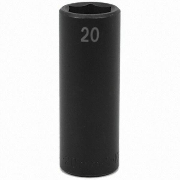 SK - Impact Socket - 1/2"DR 20MM DEEP IMPACT SOCKET - Industrial Tool & Supply