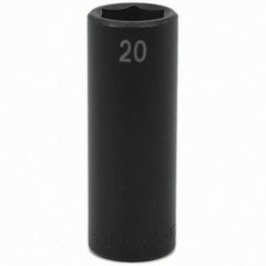 SK - Impact Socket - 1/2"DR 20MM DEEP IMPACT SOCKET - Industrial Tool & Supply