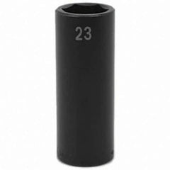 SK - Impact Socket - 1/2"DR 23MM DEEP IMPACT SOCKET - Industrial Tool & Supply