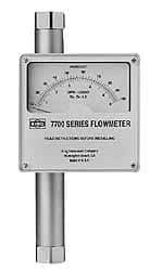 King - 1" Flange Port Stainless Steel Flowmeter - 1500 Max psi, 16.5 GPM, 316 Stainless Steel - Industrial Tool & Supply