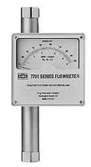 King - 2" Flange Port Stainless Steel Flowmeter - 1500 Max psi, 100 GPM, 316 Stainless Steel - Industrial Tool & Supply