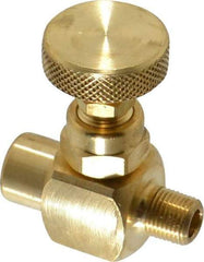 Made in USA - Needle Valve - Brass Valve - Industrial Tool & Supply