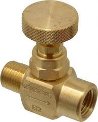 Made in USA - Needle Valve - Brass Valve - Industrial Tool & Supply