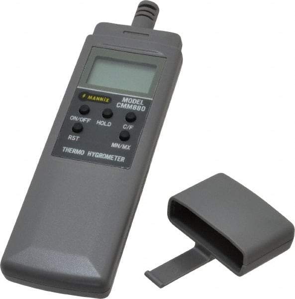 General - 14 to 122°F, 5 to 95% Humidity Range, Thermo-Hygrometer - 3% Relative Humidity Accuracy - Industrial Tool & Supply
