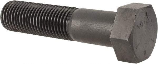 Value Collection - 1-1/2 - 6 UNC, 6-1/2" Length Under Head Hex Head Cap Screw - Partially Threaded, Grade 8 Alloy Steel, Uncoated, 2-1/4" Hex - Industrial Tool & Supply
