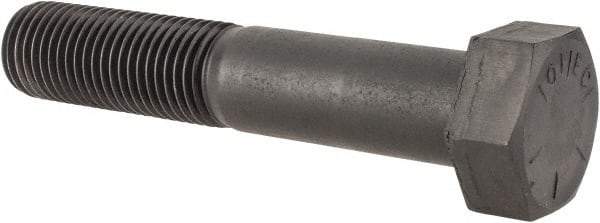 Value Collection - 1-1/2 - 6 UNC, 8" Length Under Head Hex Head Cap Screw - Partially Threaded, Grade 8 Alloy Steel, Uncoated, 2-1/4" Hex - Industrial Tool & Supply