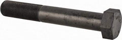 Value Collection - 1-3/8 - 12 UNF, 9" Length Under Head Hex Head Cap Screw - Partially Threaded, Grade 8 Alloy Steel, Uncoated, 2-1/16" Hex - Industrial Tool & Supply
