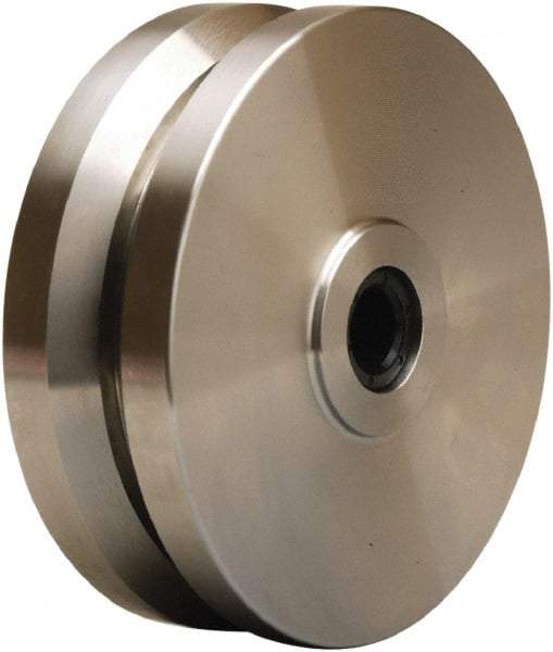 Hamilton - 6 Inch Diameter x 2 Inch Wide, Stainless Steel Caster Wheel - 1,000 Lb. Capacity, 2-1/4 Inch Hub Length, 3/4 Inch Axle Diameter, Delrin Bearing - Industrial Tool & Supply