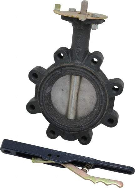 NIBCO - 4" Pipe, Lug Butterfly Valve - Lever Handle, Ductile Iron Body, EPDM Seat, 250 WOG, Stainless Steel (CF8M) Disc, Stainless Steel Stem - Industrial Tool & Supply