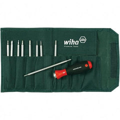 Wiha - Interchangeable Bit Screwdriver Handle - Phillips, Torx & Square Tip - Industrial Tool & Supply