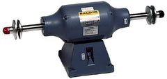 Baldor - 8" Wheel Diam x 1-1/4" Wheel Width, 3/4 hp Buffer - 3/4" Arbor Hole Diam, 1 Phase, 1,800 Max RPM, 115/230 Volts - Industrial Tool & Supply