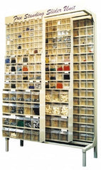 Quantum Storage - 3,000 Lb Capacity, 16" Deep x 48" Wide x 67" High, Steel Floor Rack - Industrial Tool & Supply