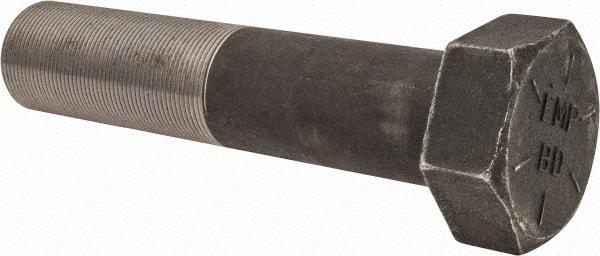 Value Collection - 1-3/4 - 12 UN, 8" Length Under Head Hex Head Cap Screw - Partially Threaded, Grade 8 Alloy Steel, Uncoated, 2-5/8" Hex - Industrial Tool & Supply
