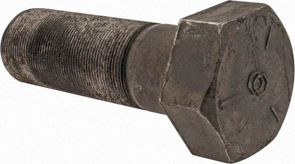 Value Collection - 2-12 UN, 6" Length Under Head Hex Head Cap Screw - Partially Threaded, Grade 5 Steel, Uncoated, 3" Hex - Industrial Tool & Supply
