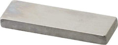 Mitutoyo - 0.126" Rectangular Steel Gage Block - Accuracy Grade 0, Includes Certificate of Inspection - Industrial Tool & Supply