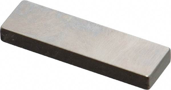 Mitutoyo - 0.133" Rectangular Steel Gage Block - Accuracy Grade 0, Includes Certificate of Inspection - Industrial Tool & Supply