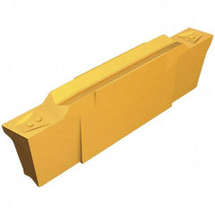 Iscar - DGR2400 IC328 Grade, 0.0941" Cutting Width, Carbide Cutoff Insert - 5° Right Hand Lead Angle, 0.002" Cnr Rad, TiCN Coated, Double End - Industrial Tool & Supply