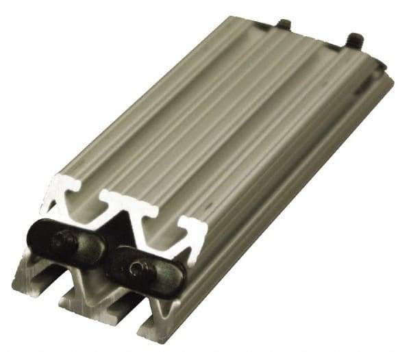 80/20 Inc. - 1" Wide, 6" High, Open Shelving 45° Support Bracket - Aluminum, Use with Series 10 - 1020 Extrusion - Industrial Tool & Supply