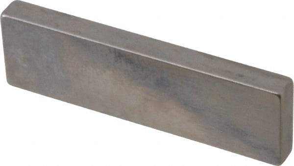 Mitutoyo - 0.114" Rectangular Steel Gage Block - Accuracy Grade 0, Includes Certificate of Inspection - Industrial Tool & Supply