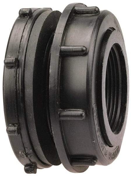 NIBCO - 3" Polypropylene Plastic Pipe Tank Adapter - Schedule 80, Tank x FPT End Connections - Industrial Tool & Supply