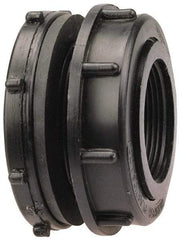 NIBCO - 1-1/4" Polypropylene Plastic Pipe Tank Adapter - Schedule 80, Tank x FPT End Connections - Industrial Tool & Supply