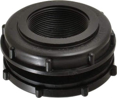 NIBCO - 2" Polypropylene Plastic Pipe Tank Adapter - Schedule 80, Tank x FPT End Connections - Industrial Tool & Supply