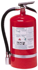 Kidde - 15.5 Lb, 2-A:10-B:C Rated, Halotron Fire Extinguisher - 7-1/4" Diam x 17.12" High, 125 psi, 18' Discharge in 14 sec, Steel Cylinder - Industrial Tool & Supply