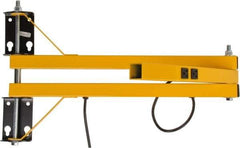 TPI - 40" Long, Steel Task & Machine Light Mounting Arm - Yellow, For Use with Dock Lights - Industrial Tool & Supply