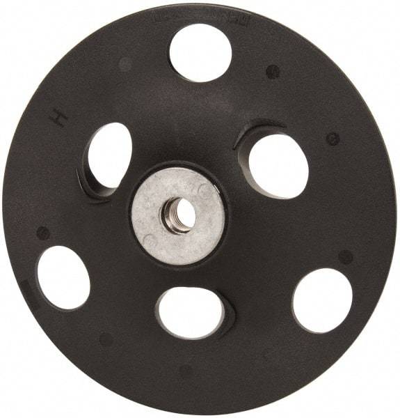 Norton - 7" Diam Quick-Change Type S Disc Backing Pad - Hard Density, 8,600 RPM, Speed-Lok Compatible - Industrial Tool & Supply