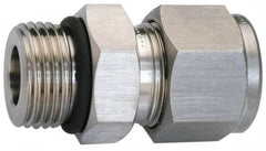 Ham-Let - 3/4" OD, Grade 316Stainless Steel Male Connector - Comp x Male SAE Ends - Industrial Tool & Supply