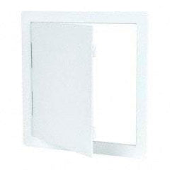 Karp - 14" Wide x 14" High, High Impact Styrene Plastic Access Door - 13-3/4" Opening Width, 13-3/4" Opening Height - Industrial Tool & Supply