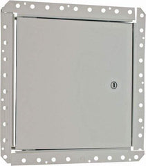 Karp - 10" Wide x 10" High, Steel Flush Access Door for Drywall - 8" Opening Width, 8" Opening Height - Industrial Tool & Supply