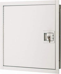 Karp - 18" Wide x 18" High, Steel Insulated Fire Rated Access Door - 16" Opening Width, 16" Opening Height - Industrial Tool & Supply