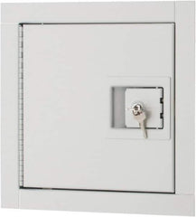 Karp - 10" Wide x 10" High, Steel Insulated Fire Rated Access Door - 8" Opening Width, 8" Opening Height - Industrial Tool & Supply