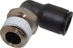 Legris - 12mm Outside Diam, 1/2 NPT, Nylon Push-to-Connect Tube Male Elbow - 290 Max psi, Tube to Male NPT Connection, Buna Nitrile O-Ring - Industrial Tool & Supply