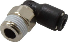 Legris - 1/8" Outside Diam, 1/8 BSPT, Nylon Push-to-Connect Tube Male Elbow - 290 Max psi, Tube to Male BSPT Connection, Buna Nitrile O-Ring - Industrial Tool & Supply