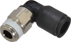 Legris - 1/4" Outside Diam, 1/8 BSPT, Nylon Push-to-Connect Tube Male Elbow - 290 Max psi, Tube to Male BSPT Connection, Buna Nitrile O-Ring - Industrial Tool & Supply