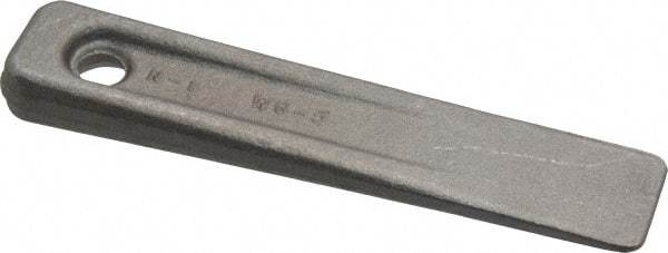 Gibraltar - 5" OAL, Carbon Steel Clamp Wedge - 1" Wide, 1/2" at Thick End, Class CA Grade - Industrial Tool & Supply