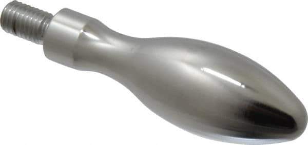 Gibraltar - M10x1.5 Threaded Stem, Fixed Handwheel & Machine Handle - Steel Bulb Shape Handle, Steel Stem - Industrial Tool & Supply