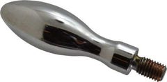 Gibraltar - M12x1.75 Threaded Stem, Fixed Handwheel & Machine Handle - Steel Bulb Shape Handle, Steel Stem - Industrial Tool & Supply