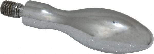 Gibraltar - M8x1.25 Threaded Stem, Fixed Handwheel & Machine Handle - Steel Bulb Shape Handle, Steel Stem - Industrial Tool & Supply
